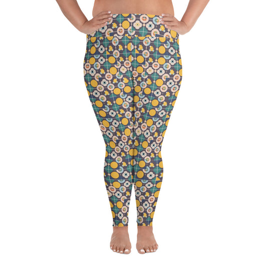 All-Over Print Plus Size Leggings