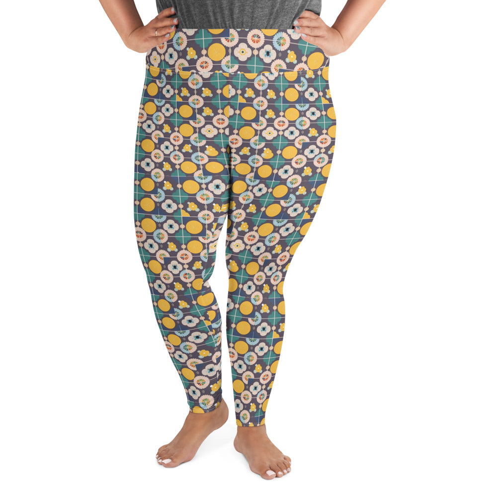 All-Over Print Plus Size Leggings