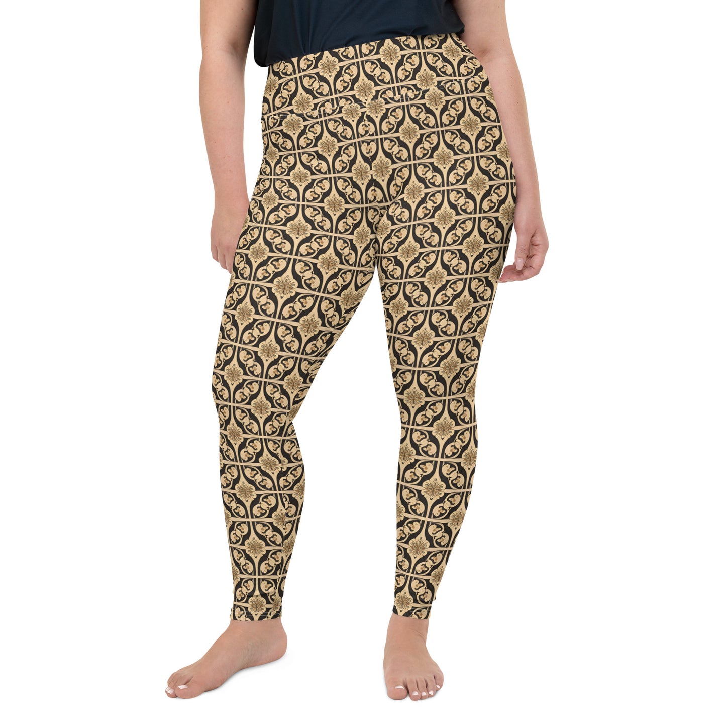 All-Over Print Plus Size Leggings