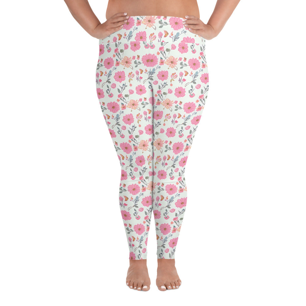 All-Over Print Plus Size Leggings