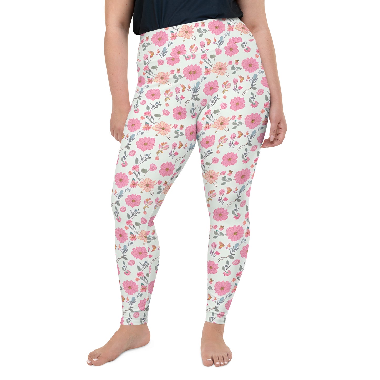 All-Over Print Plus Size Leggings