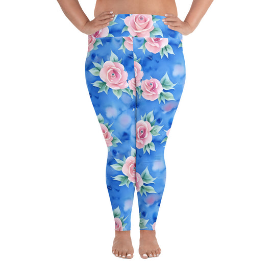 All-Over Print Plus Size Leggings