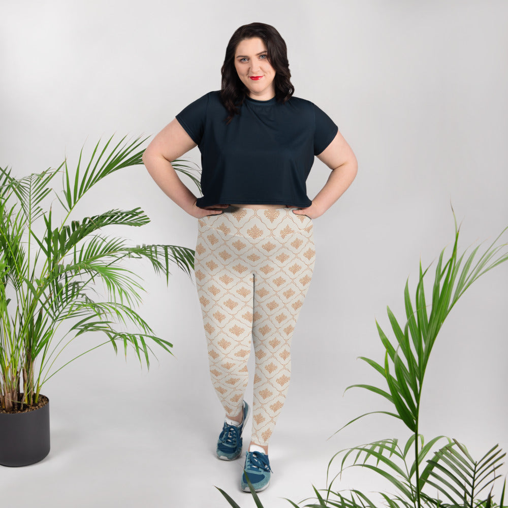 All-Over Print Plus Size Leggings