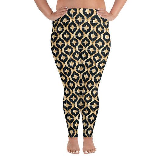 All-Over Print Plus Size Leggings