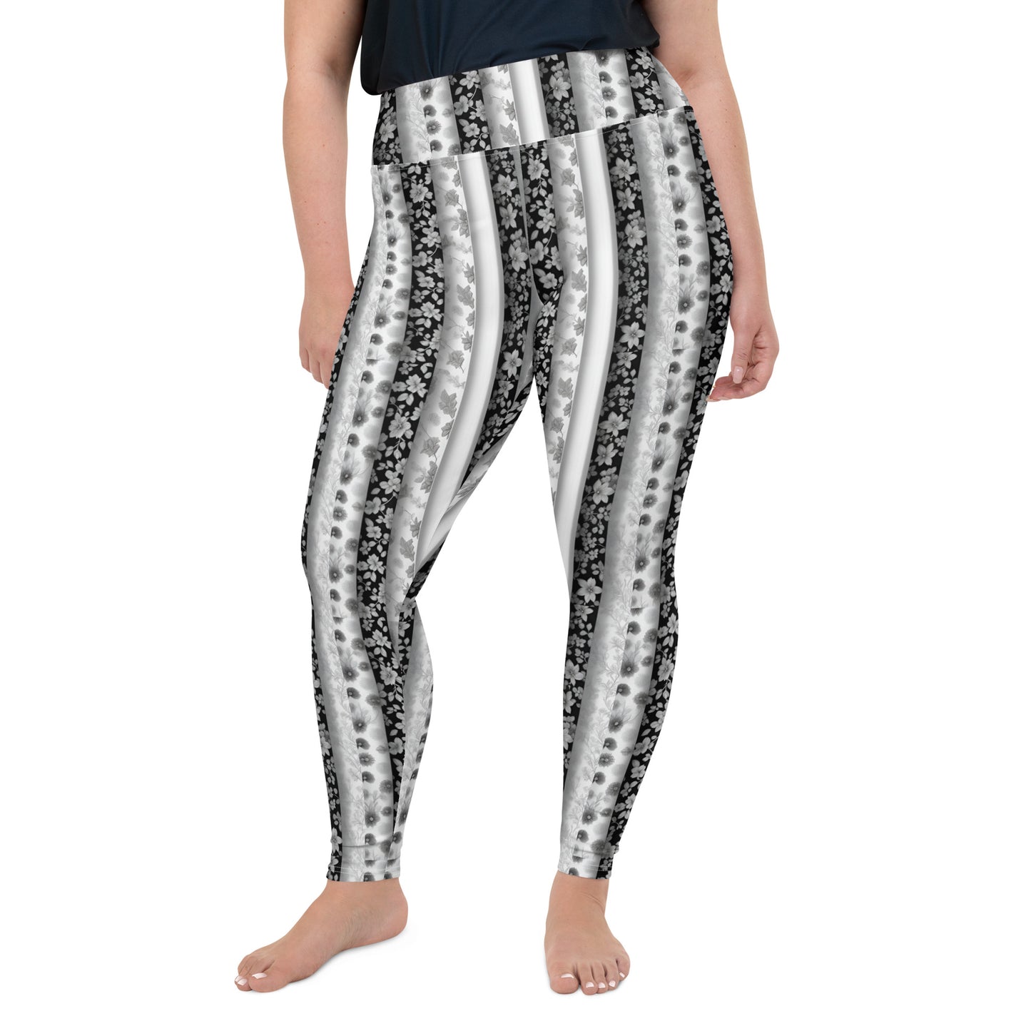 All-Over Print Plus Size Leggings