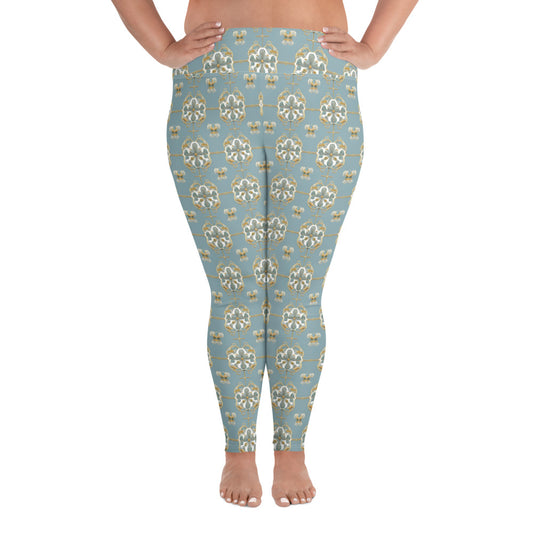 All-Over Print Plus Size Leggings