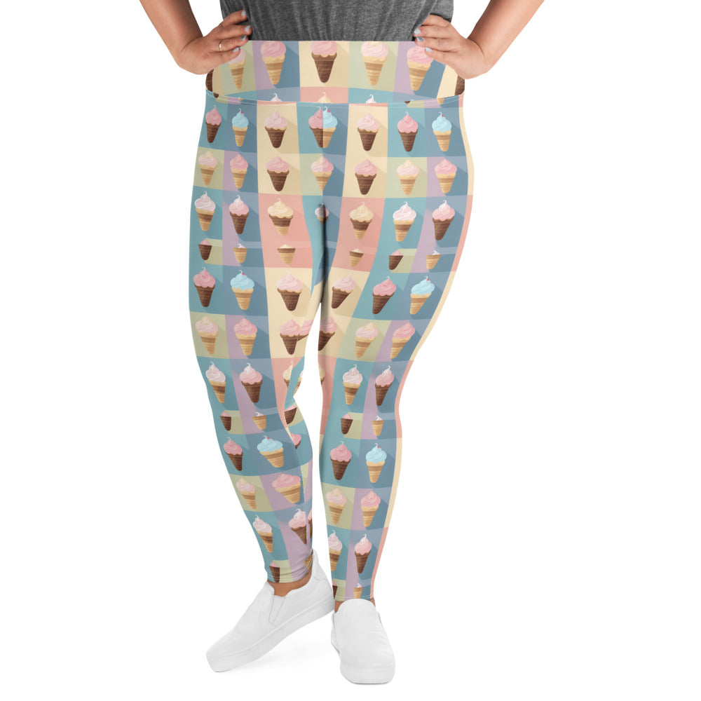 All-Over Print Plus Size Leggings