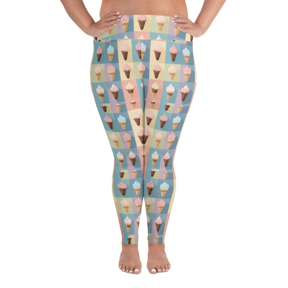 All-Over Print Plus Size Leggings