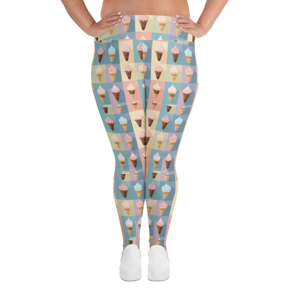 All-Over Print Plus Size Leggings