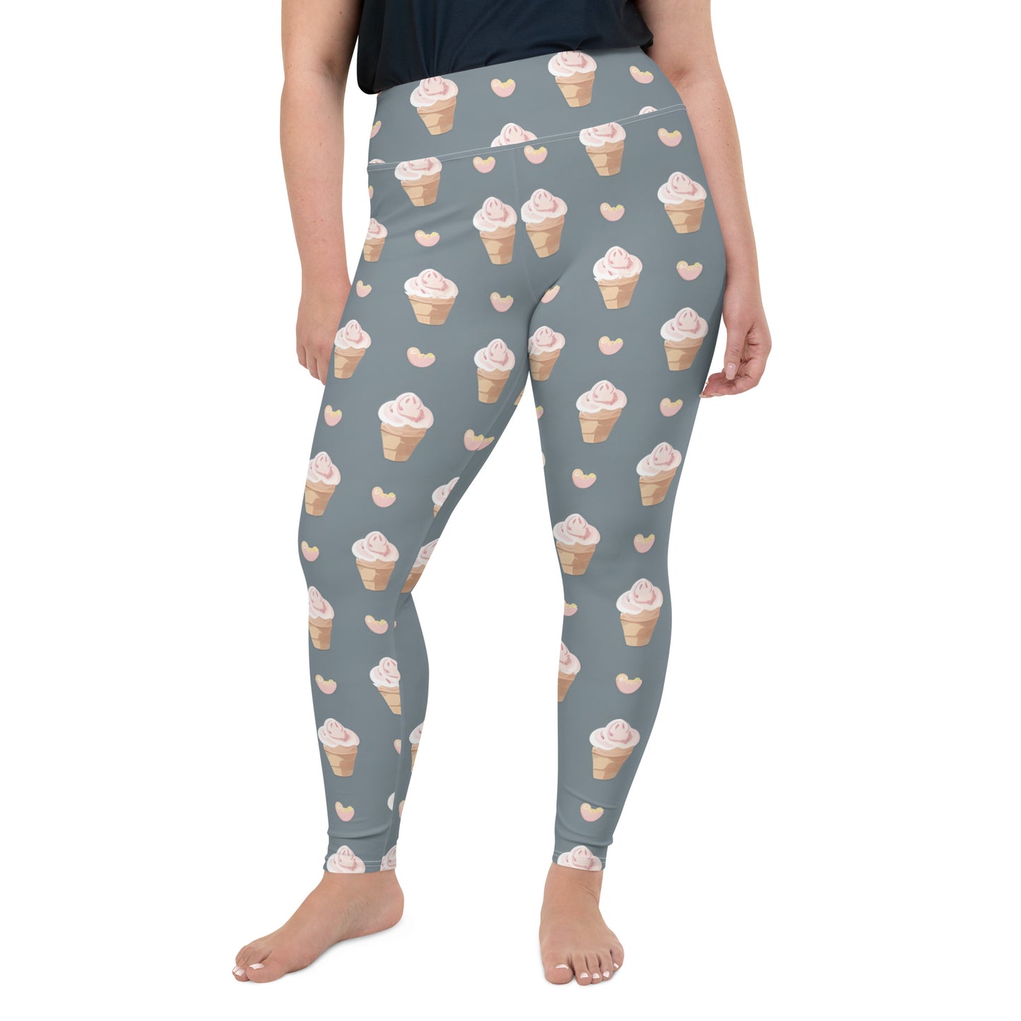 All-Over Print Plus Size Leggings