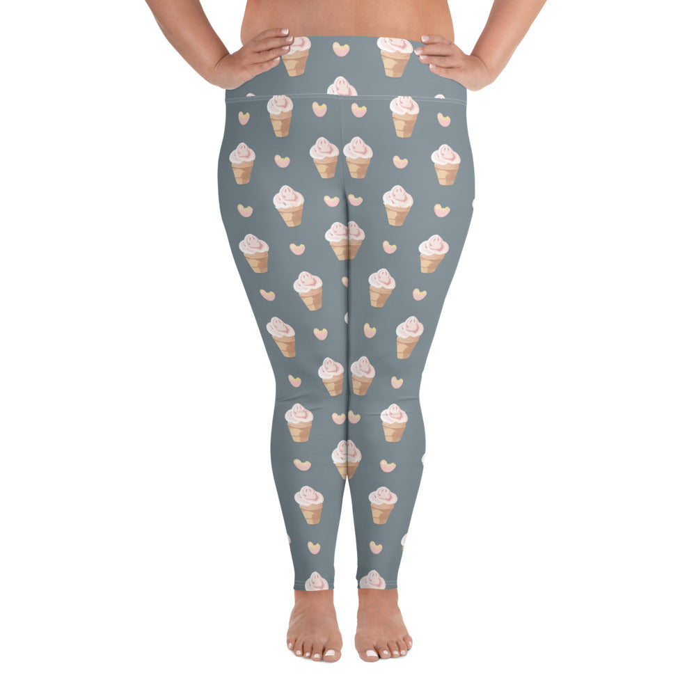 All-Over Print Plus Size Leggings