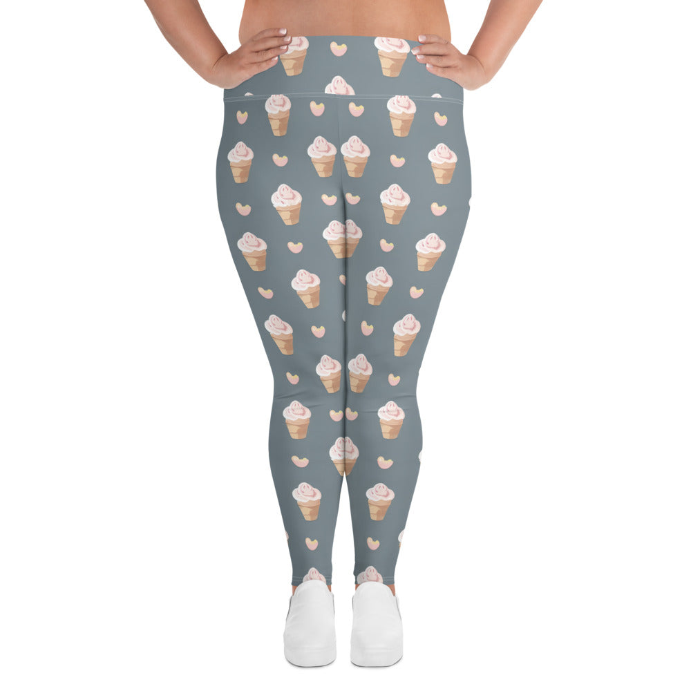 All-Over Print Plus Size Leggings