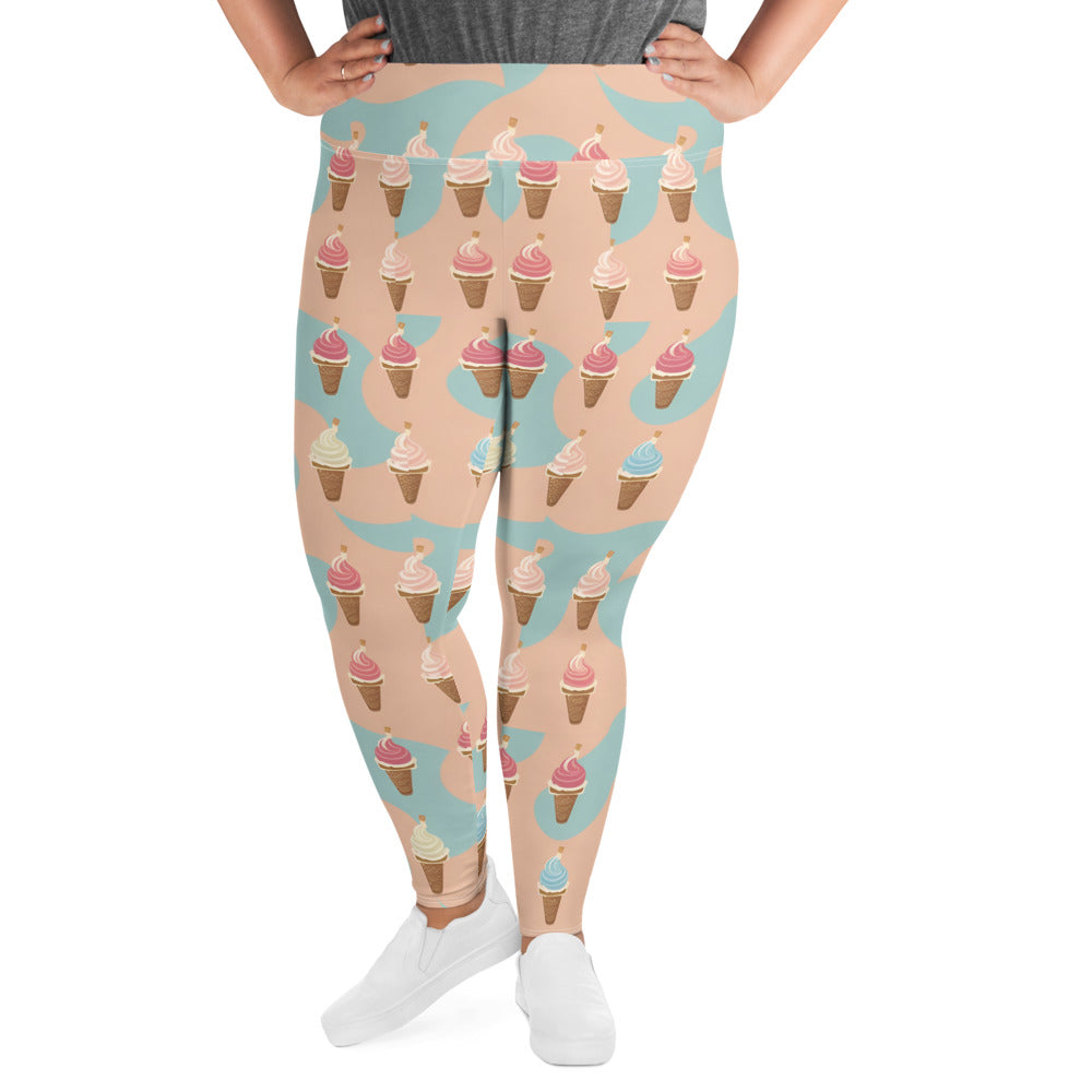 All-Over Print Plus Size Leggings