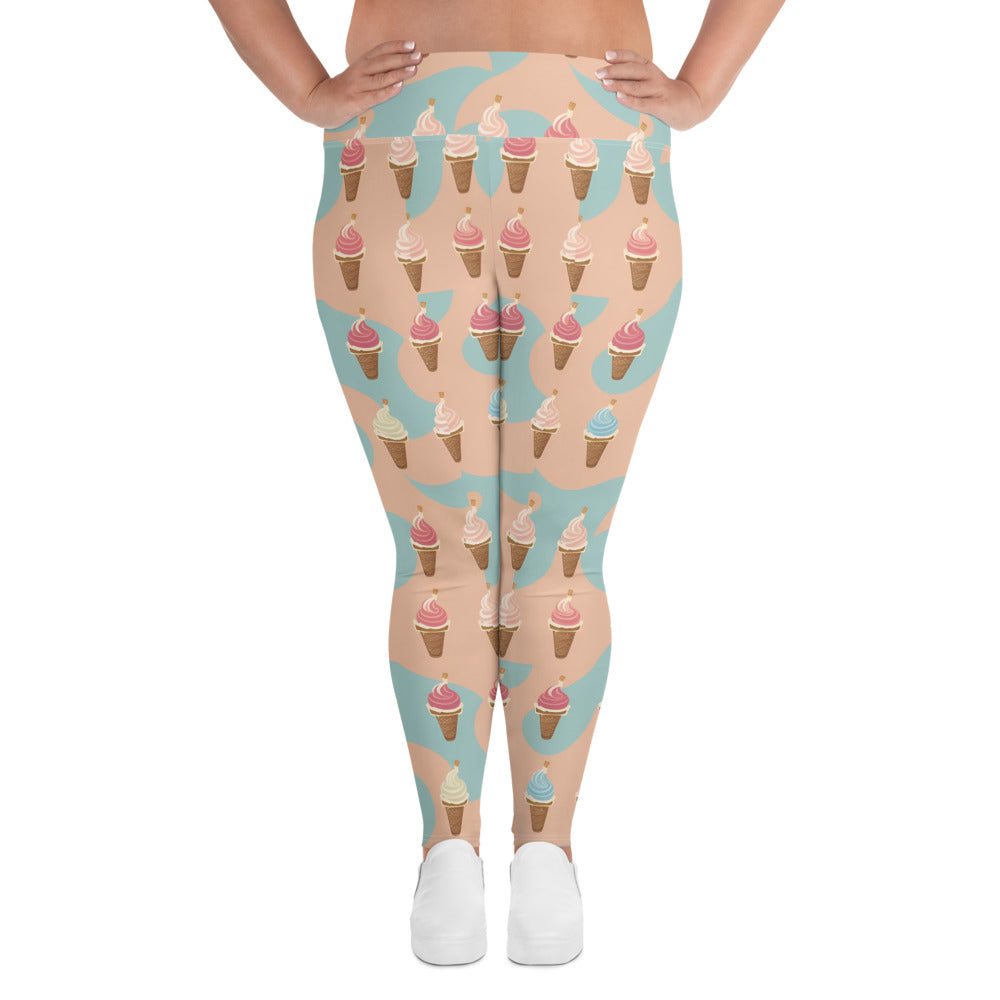 All-Over Print Plus Size Leggings