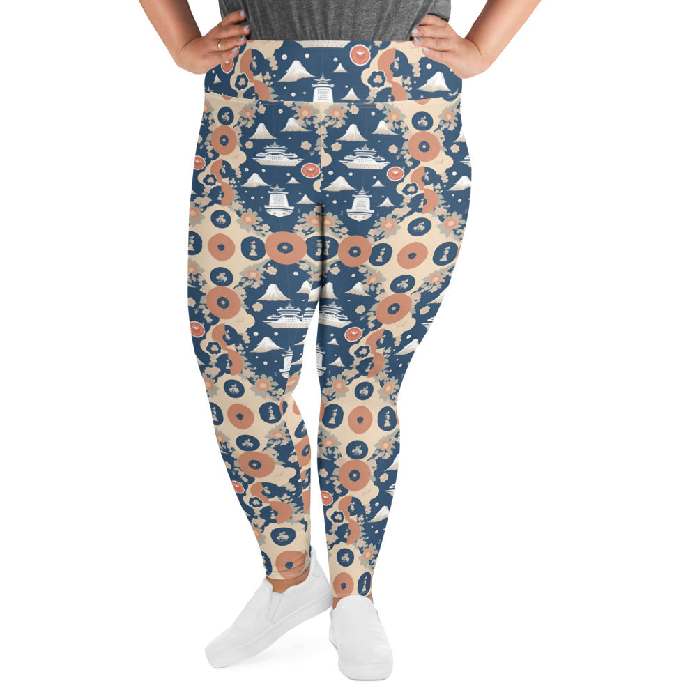 All-Over Print Plus Size Leggings