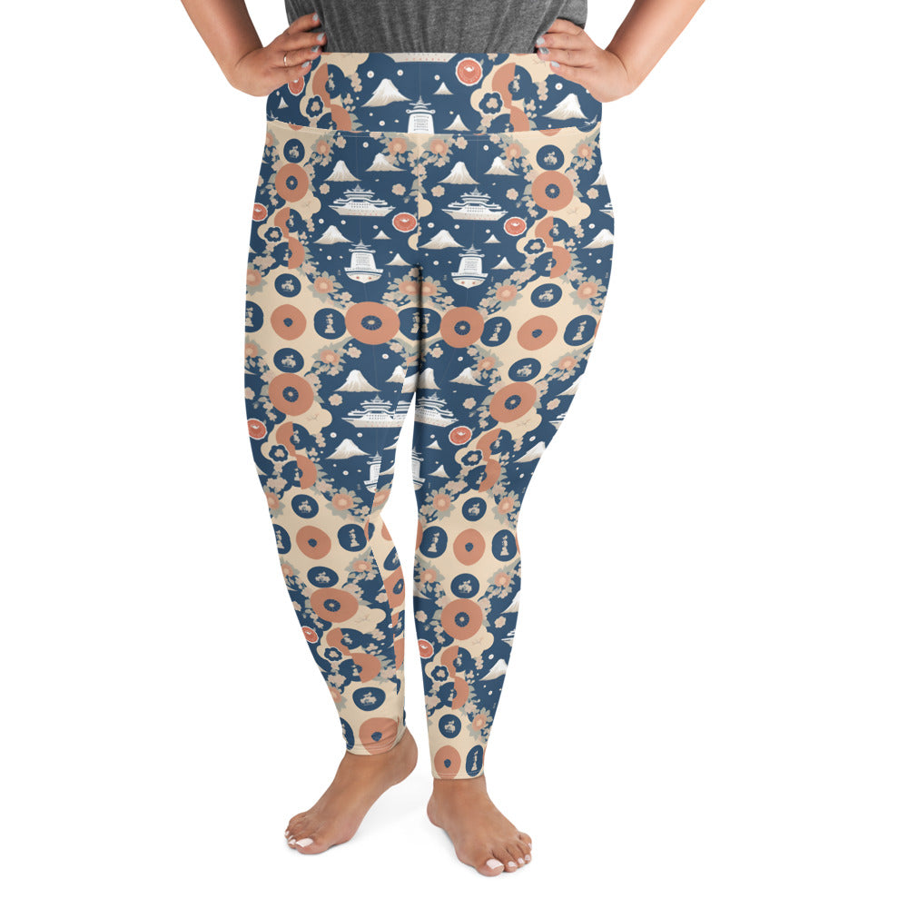 All-Over Print Plus Size Leggings