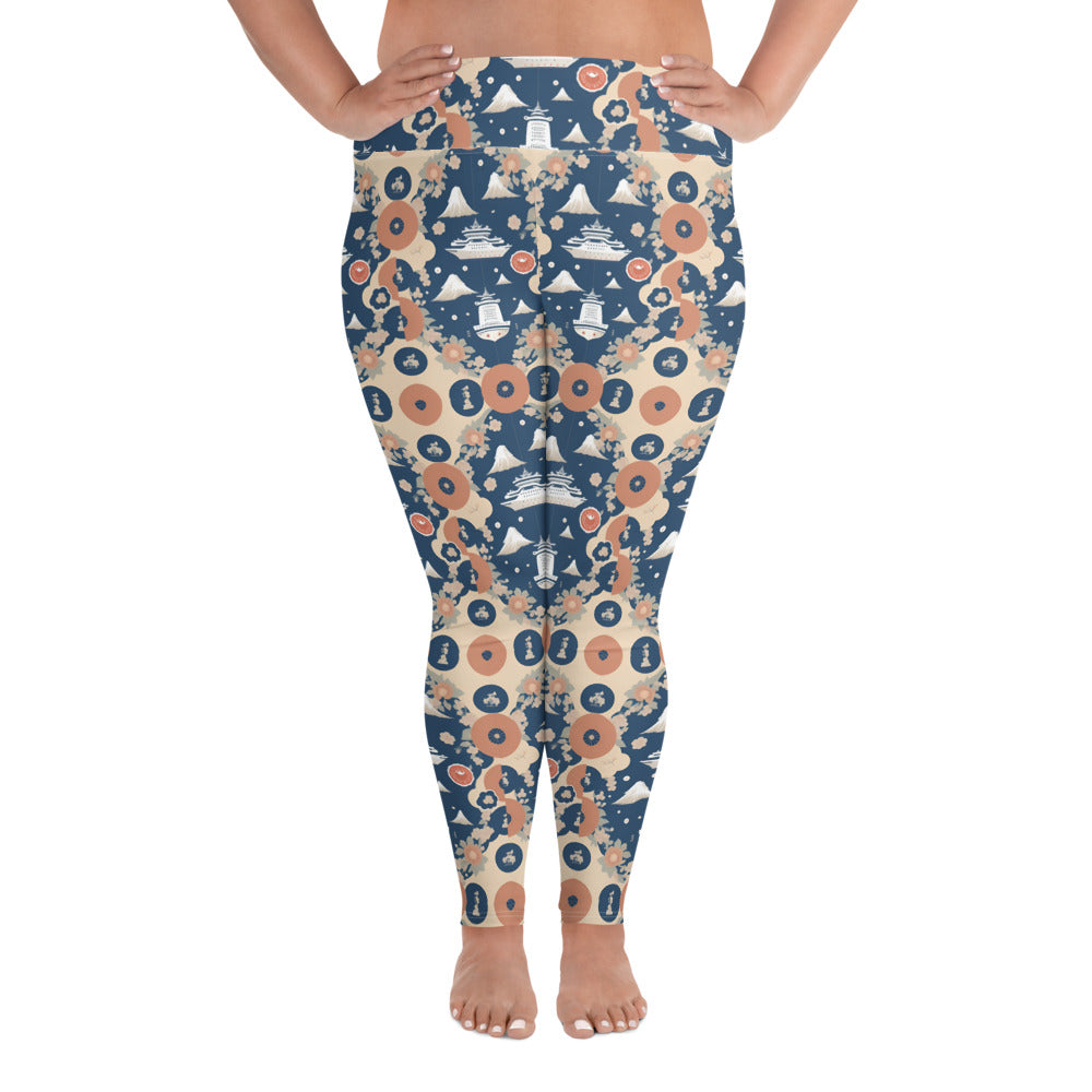 All-Over Print Plus Size Leggings