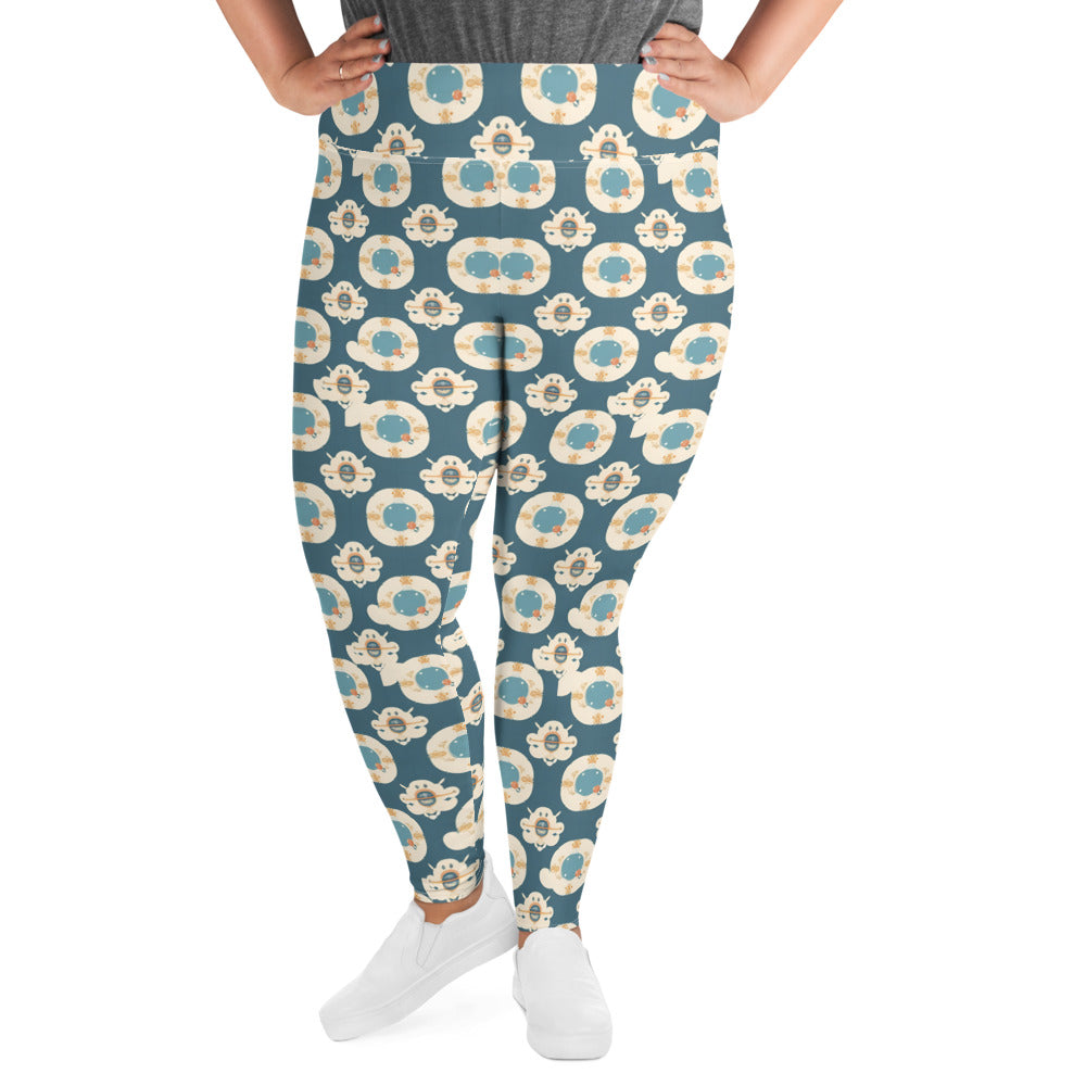 All-Over Print Plus Size Leggings