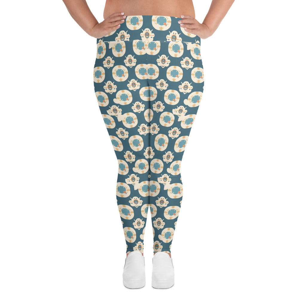 All-Over Print Plus Size Leggings