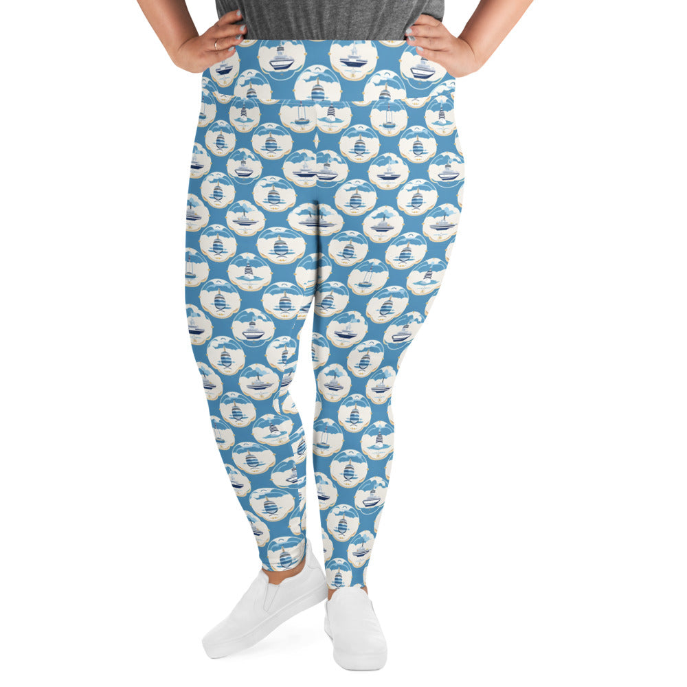 All-Over Print Plus Size Leggings