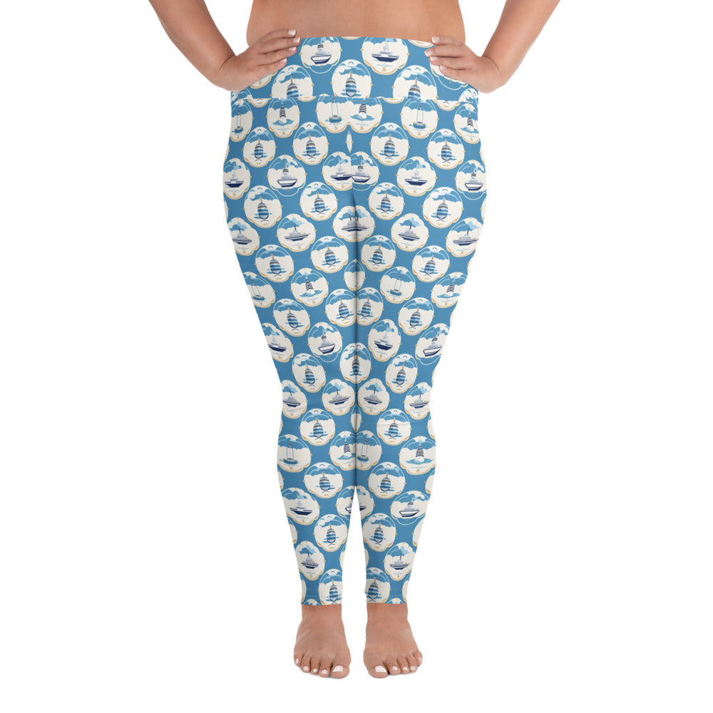 All-Over Print Plus Size Leggings