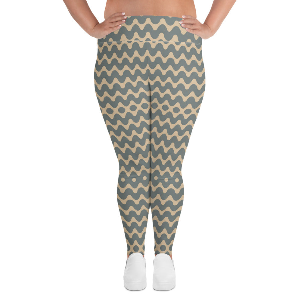 All-Over Print Plus Size Leggings