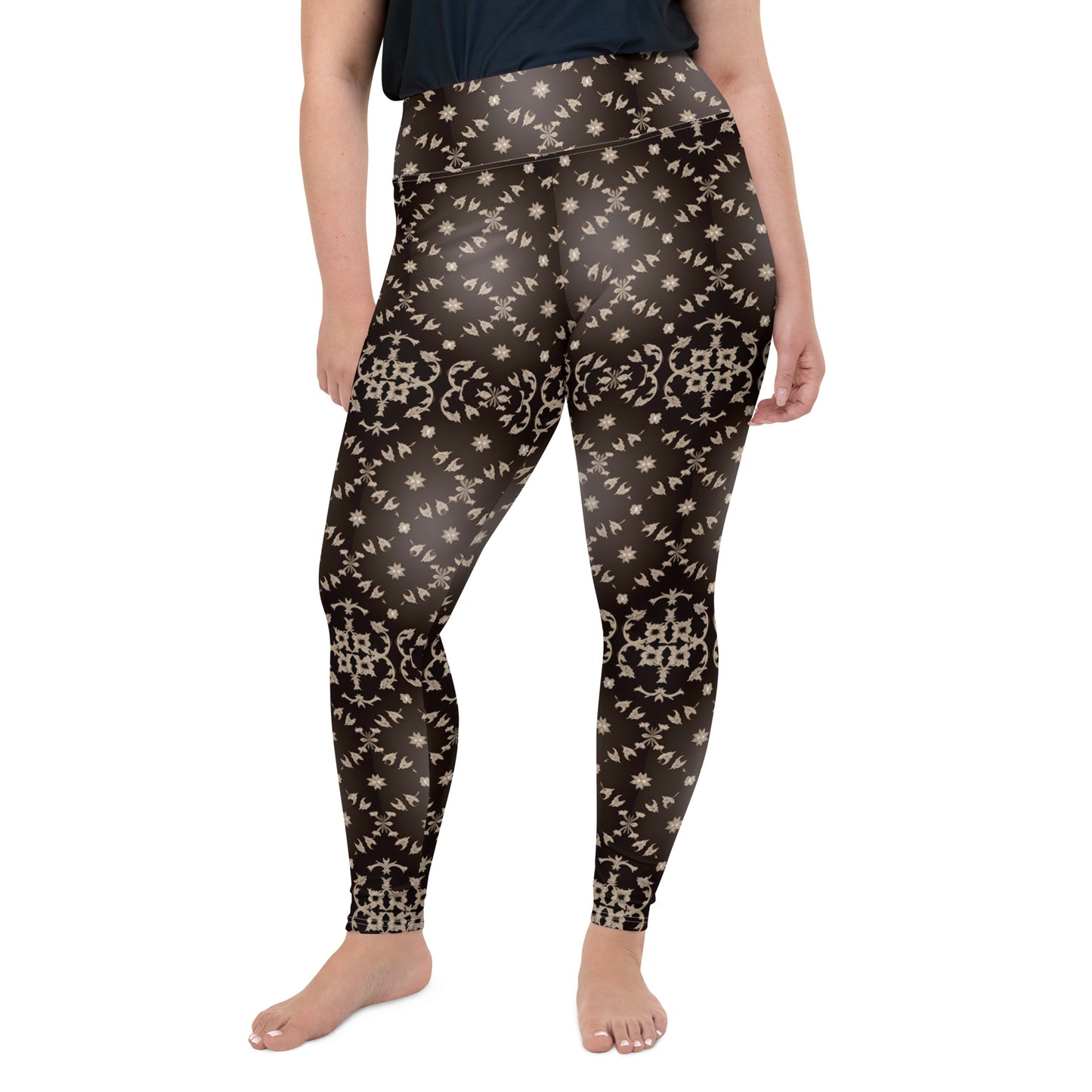 All-Over Print Plus Size Leggings