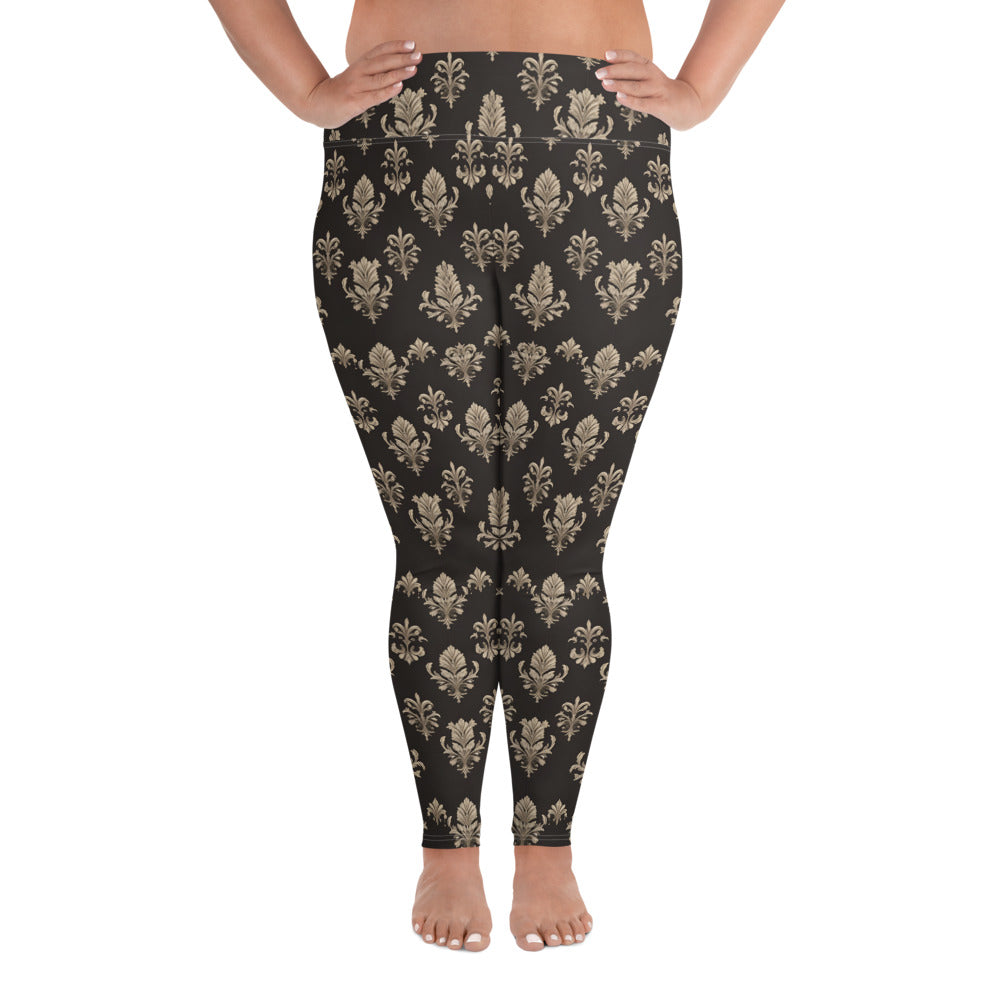 All-Over Print Plus Size Leggings