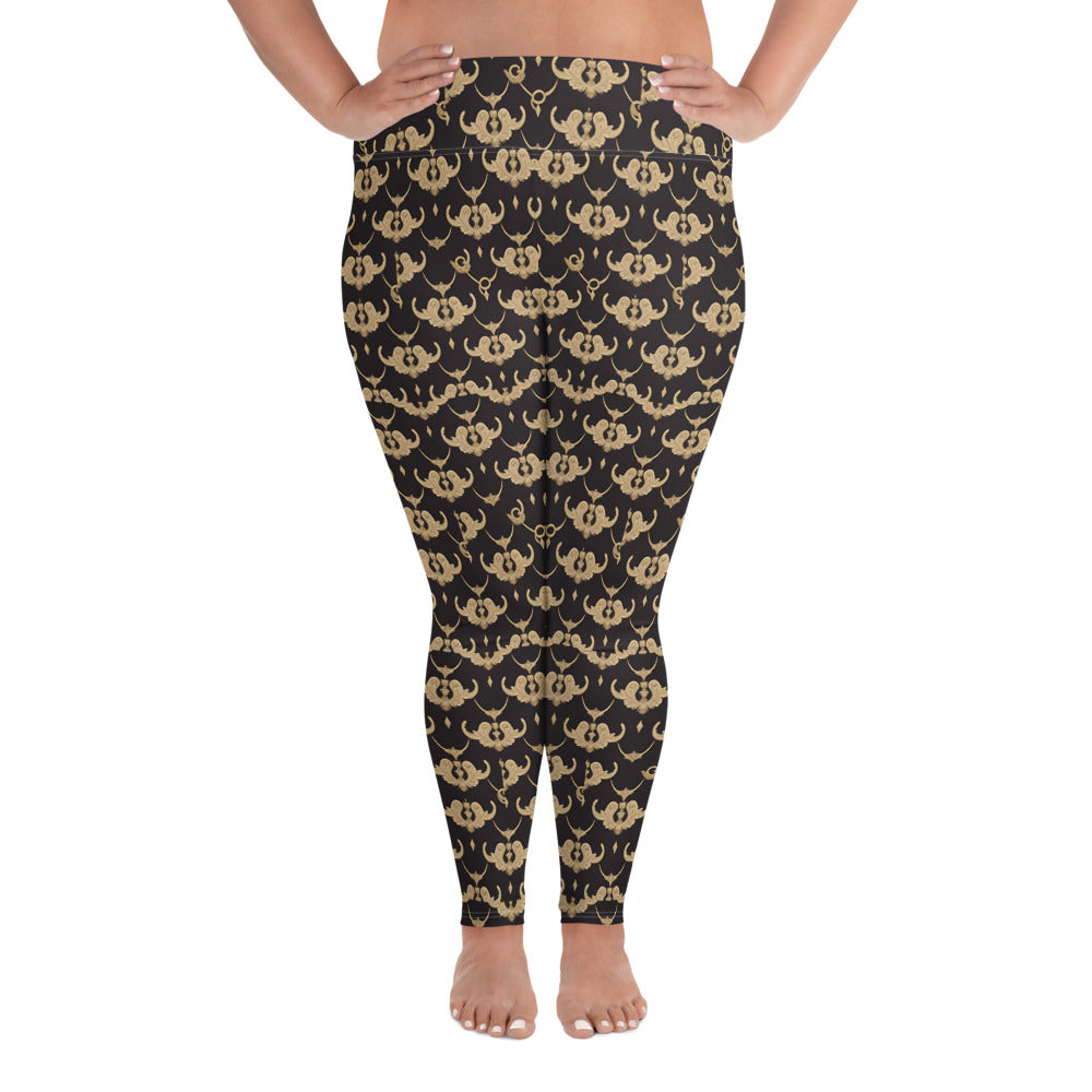 All-Over Print Plus Size Leggings