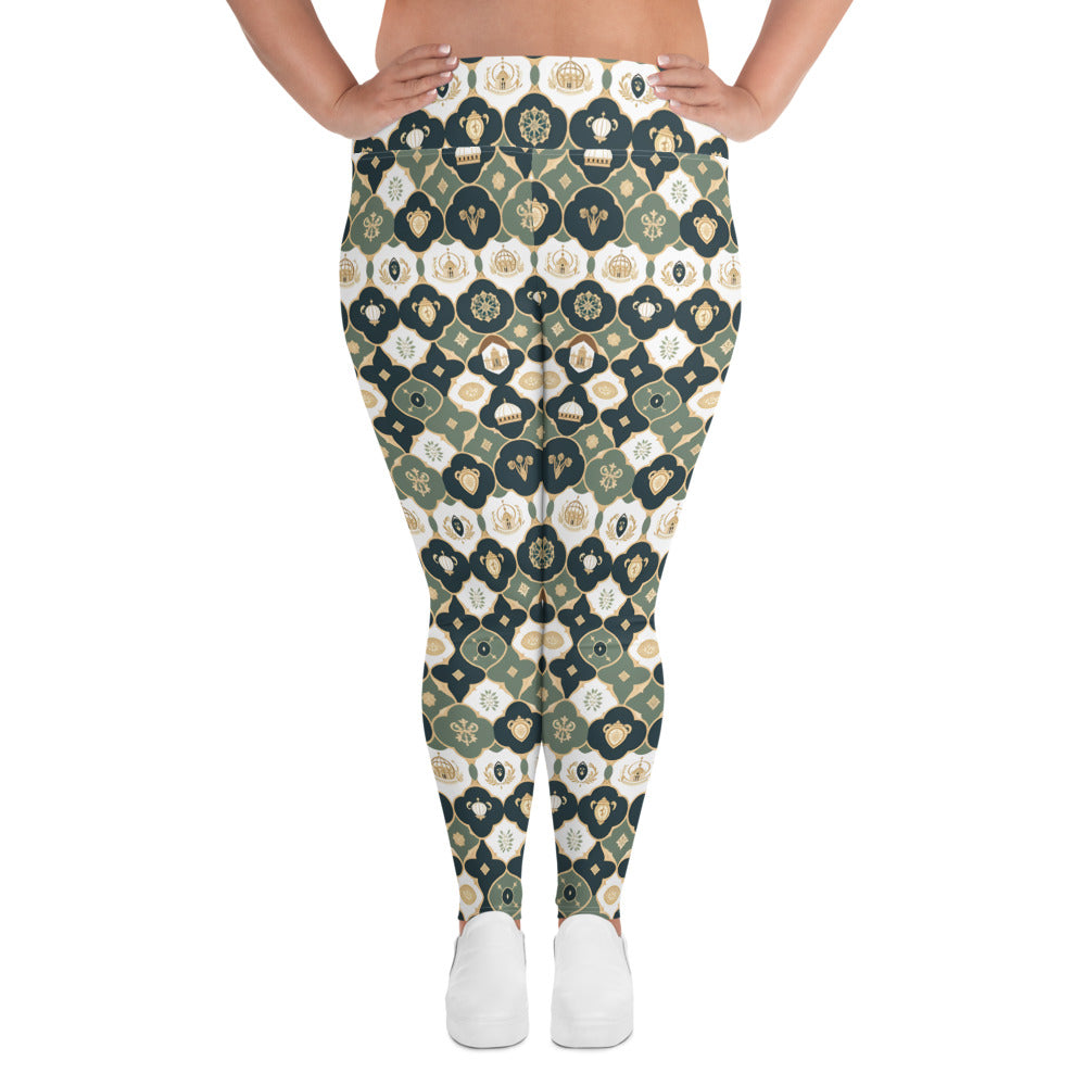 All-Over Print Plus Size Leggings