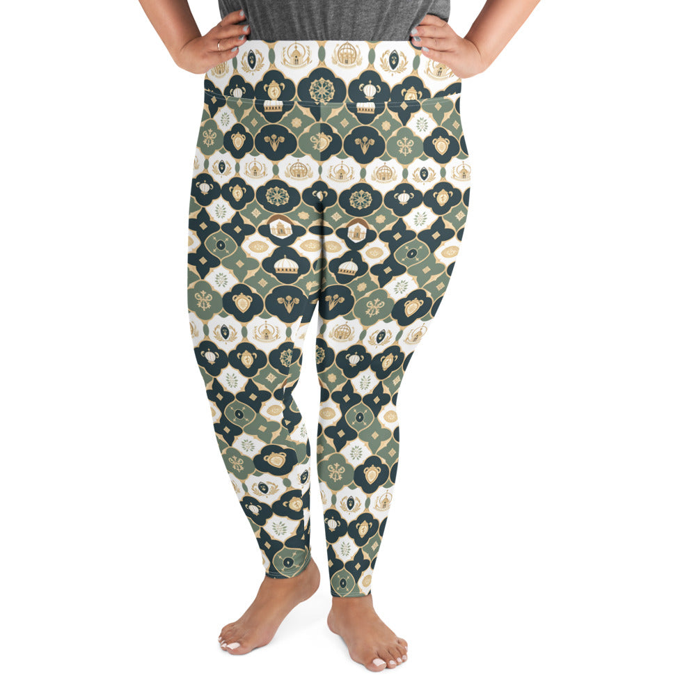 All-Over Print Plus Size Leggings