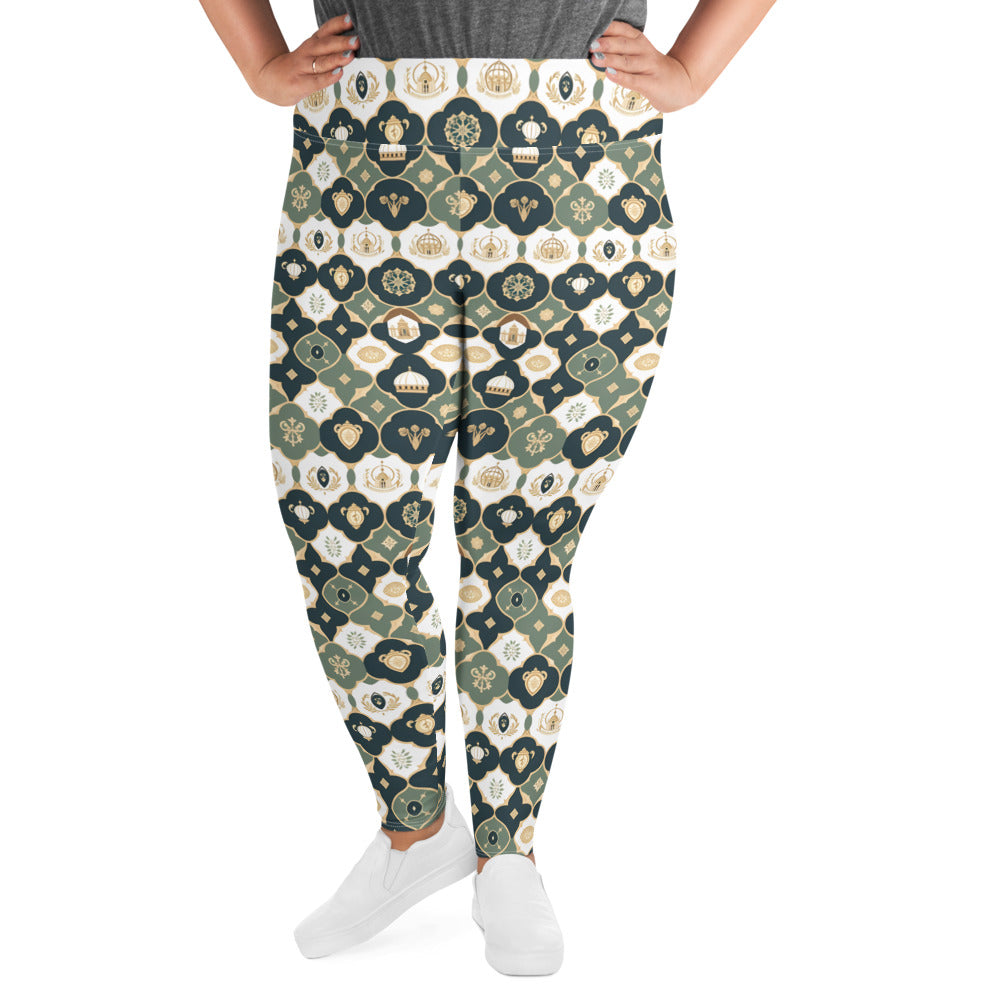 All-Over Print Plus Size Leggings