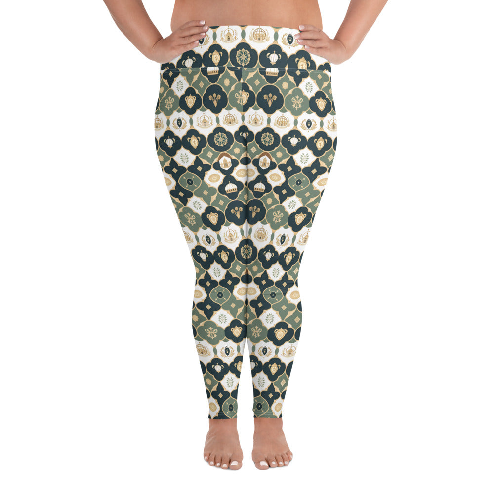 All-Over Print Plus Size Leggings