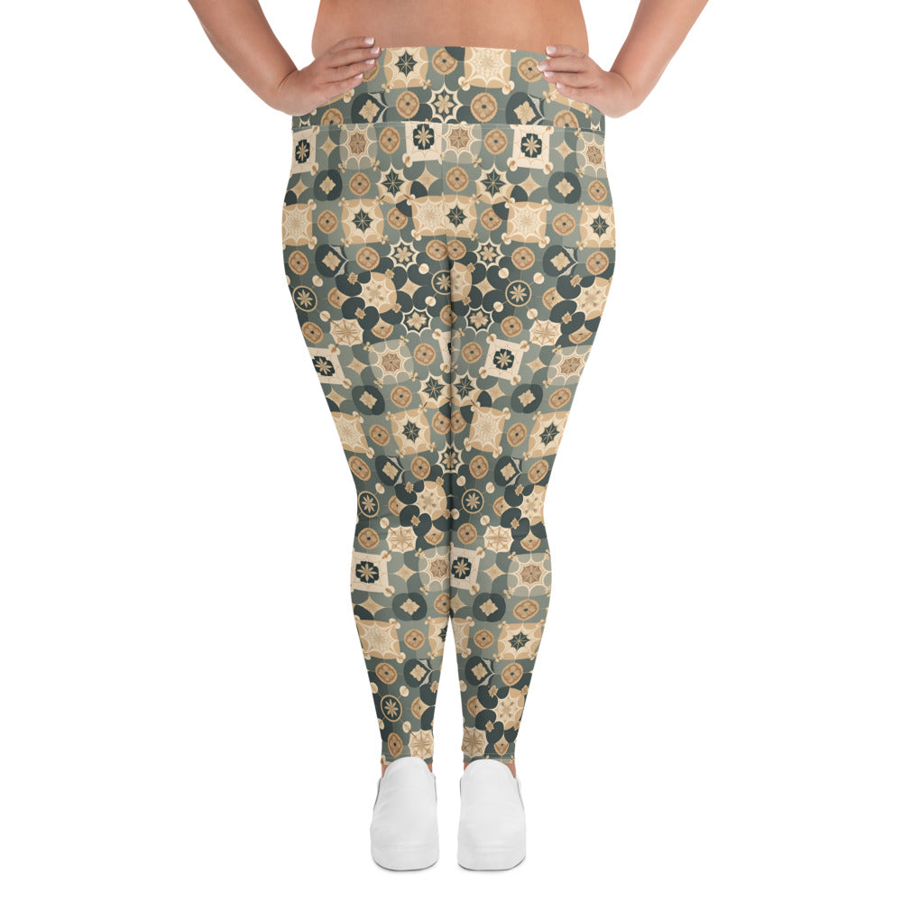 All-Over Print Plus Size Leggings