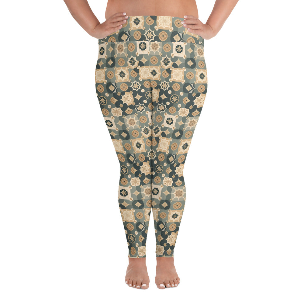 All-Over Print Plus Size Leggings