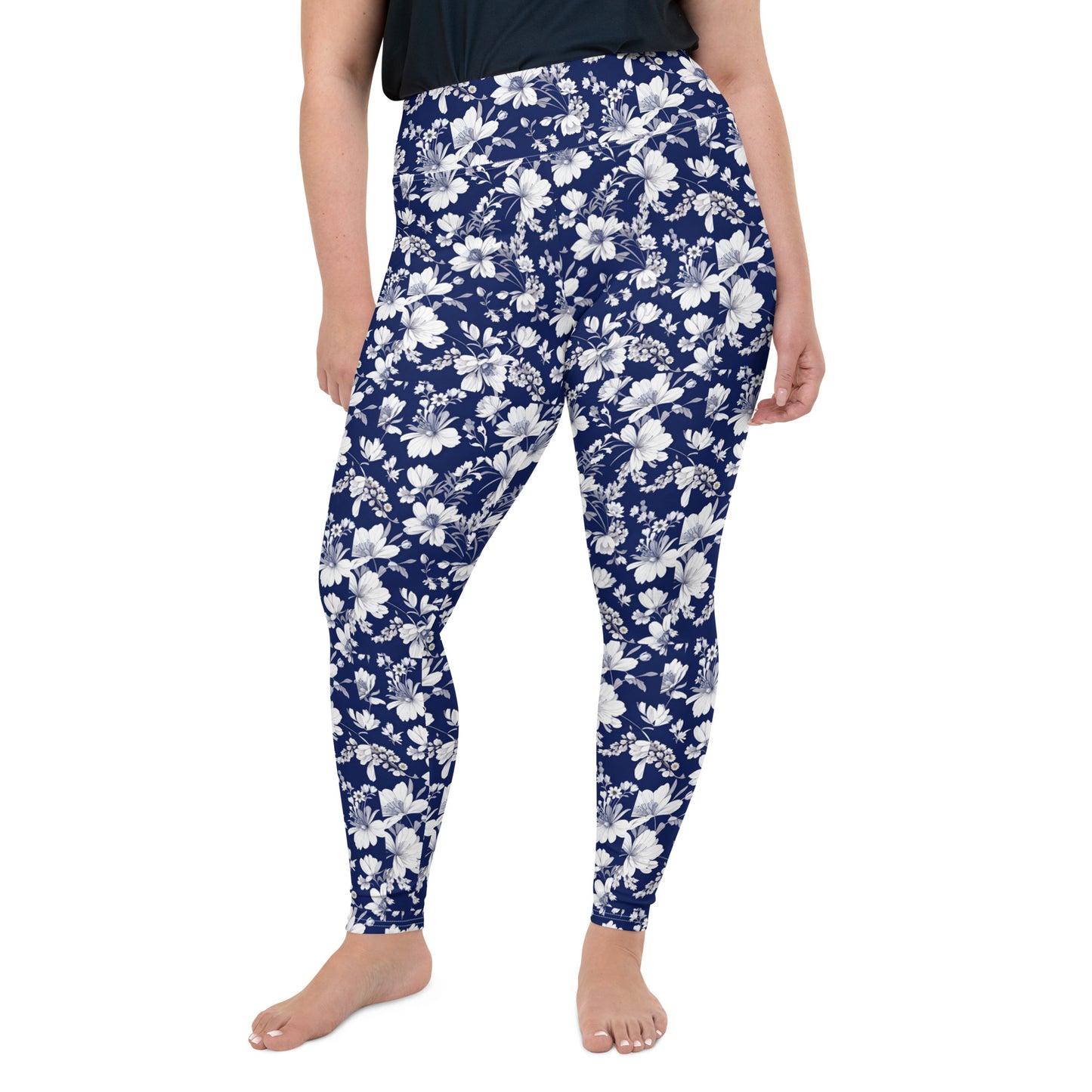 All-Over Print Plus Size Leggings