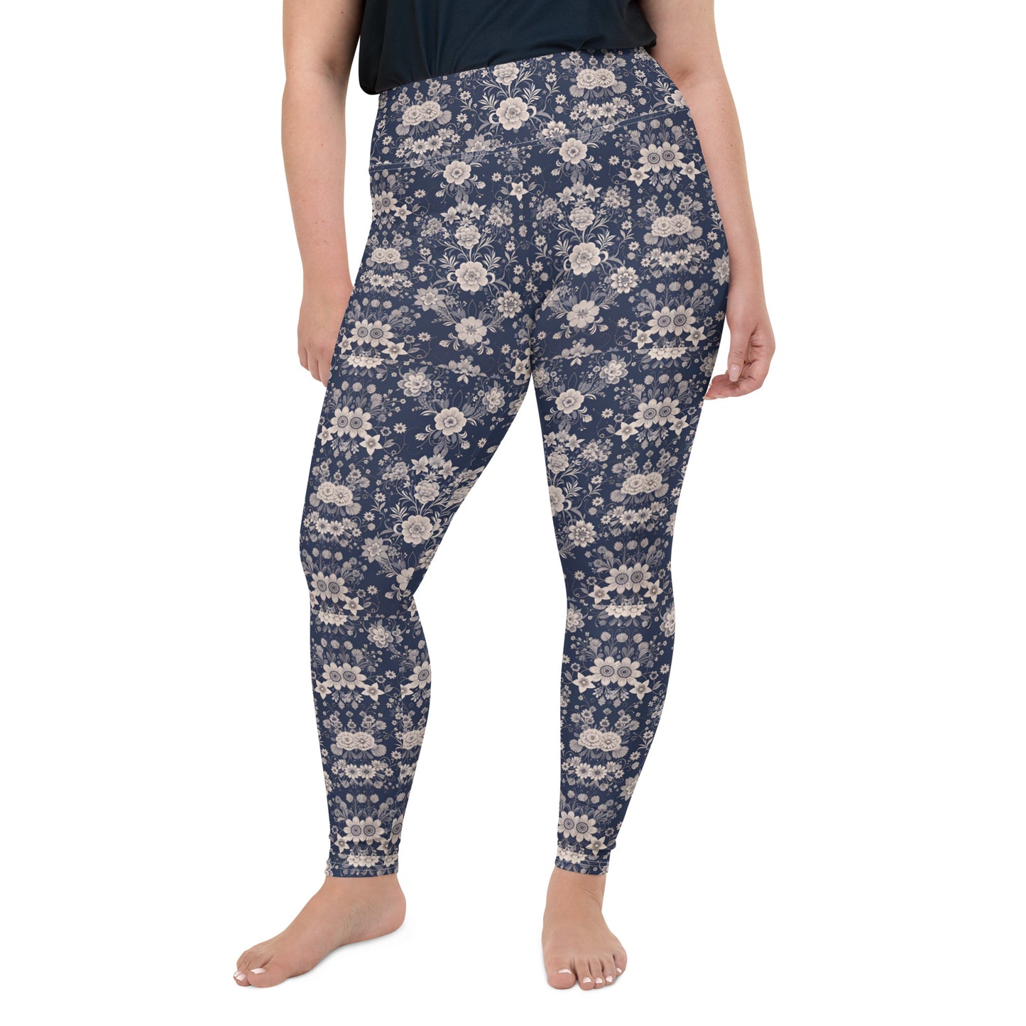 All-Over Print Plus Size Leggings