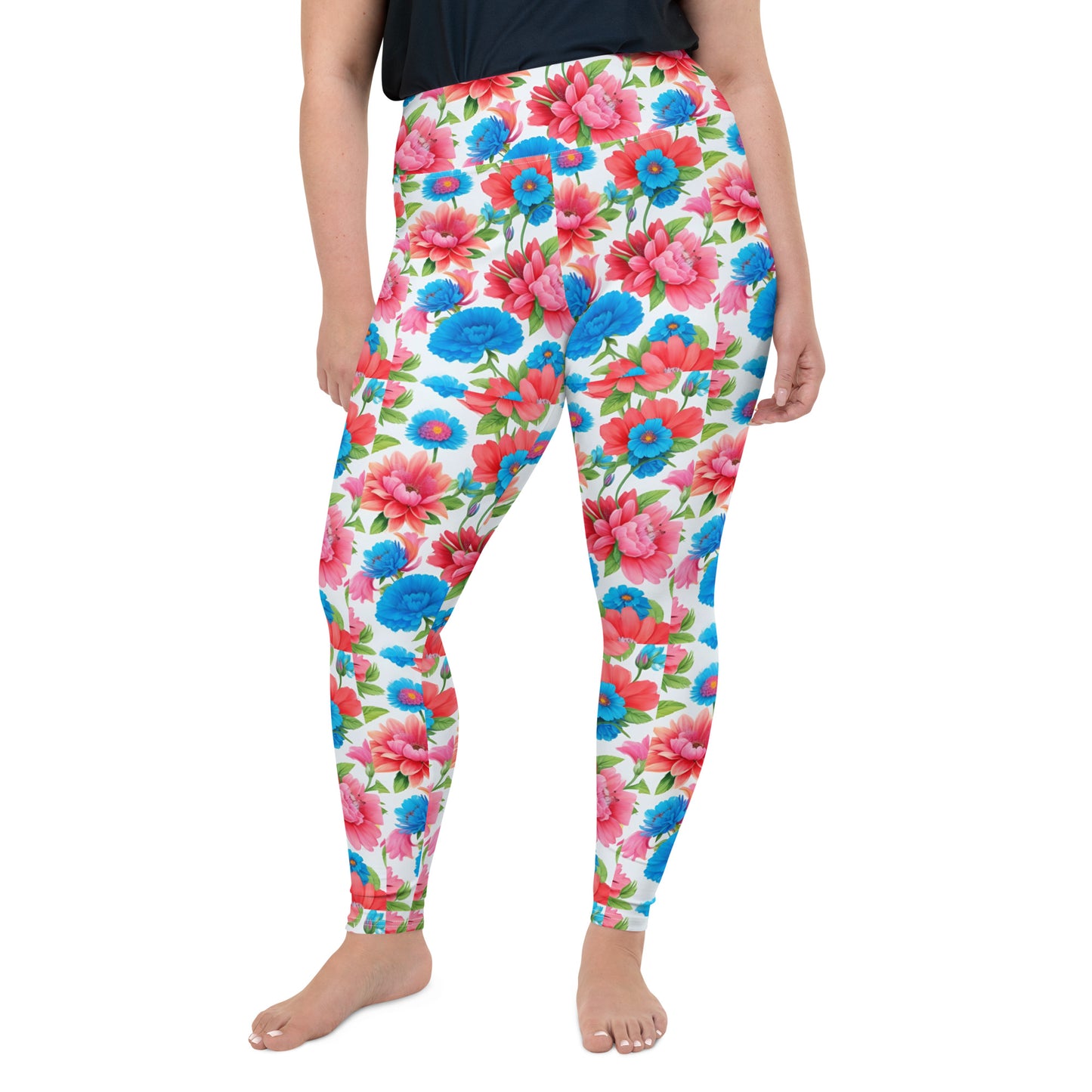 All-Over Print Plus Size Leggings