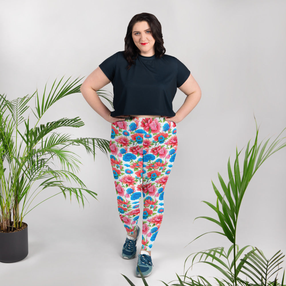 All-Over Print Plus Size Leggings