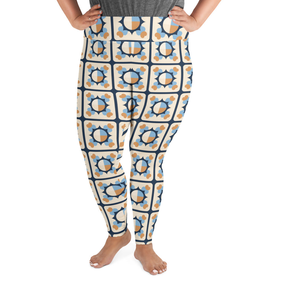 All-Over Print Plus Size Leggings