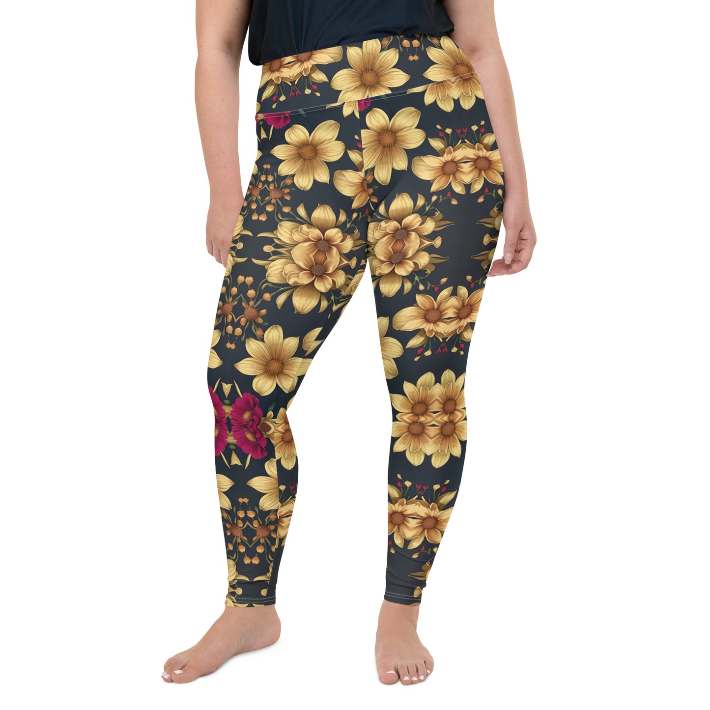 All-Over Print Plus Size Leggings