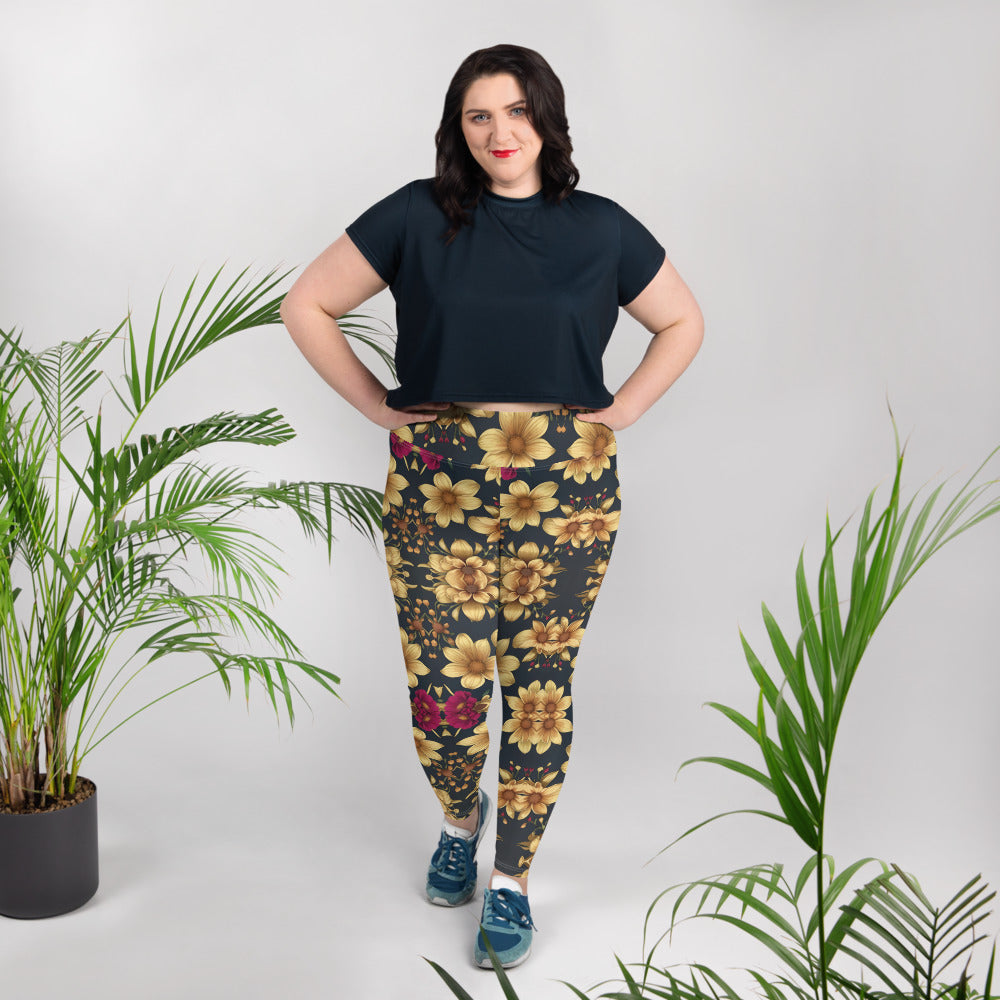 All-Over Print Plus Size Leggings