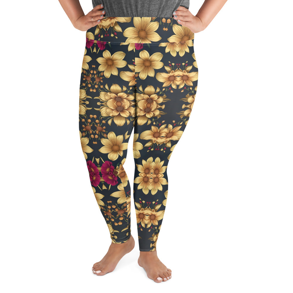 All-Over Print Plus Size Leggings