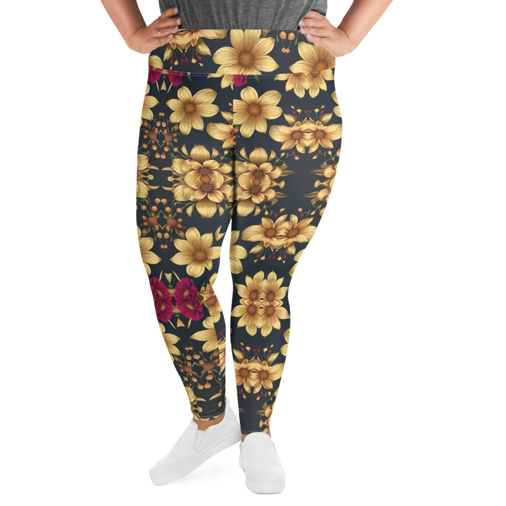 All-Over Print Plus Size Leggings