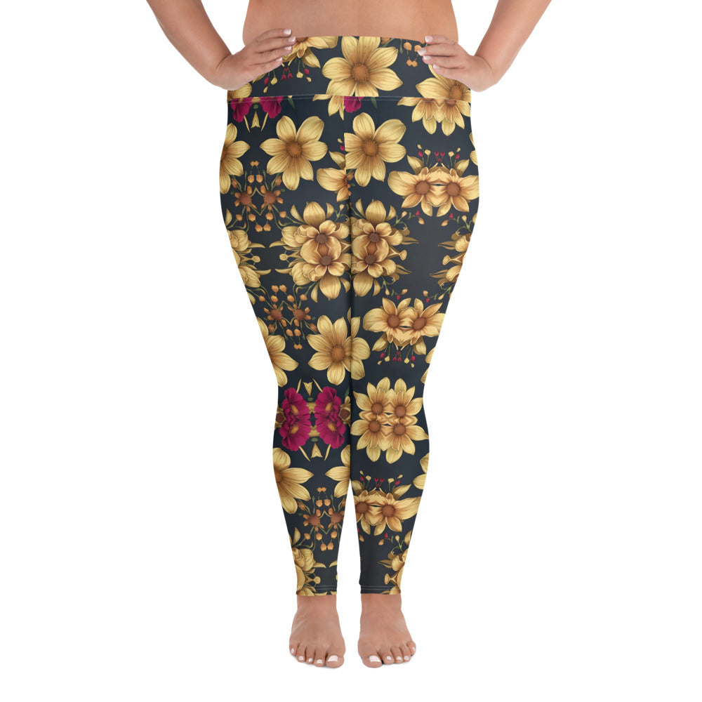 All-Over Print Plus Size Leggings