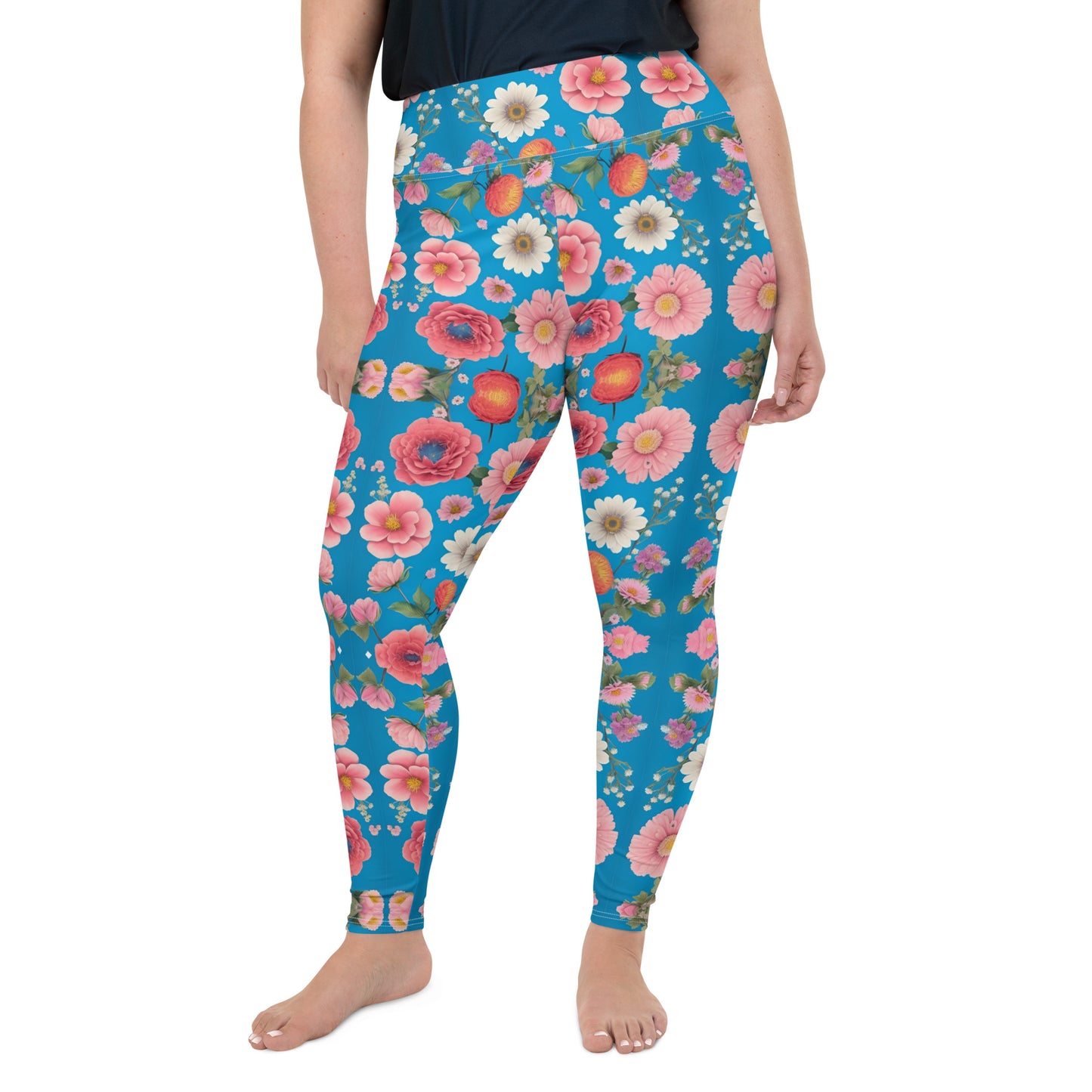 All-Over Print Plus Size Leggings