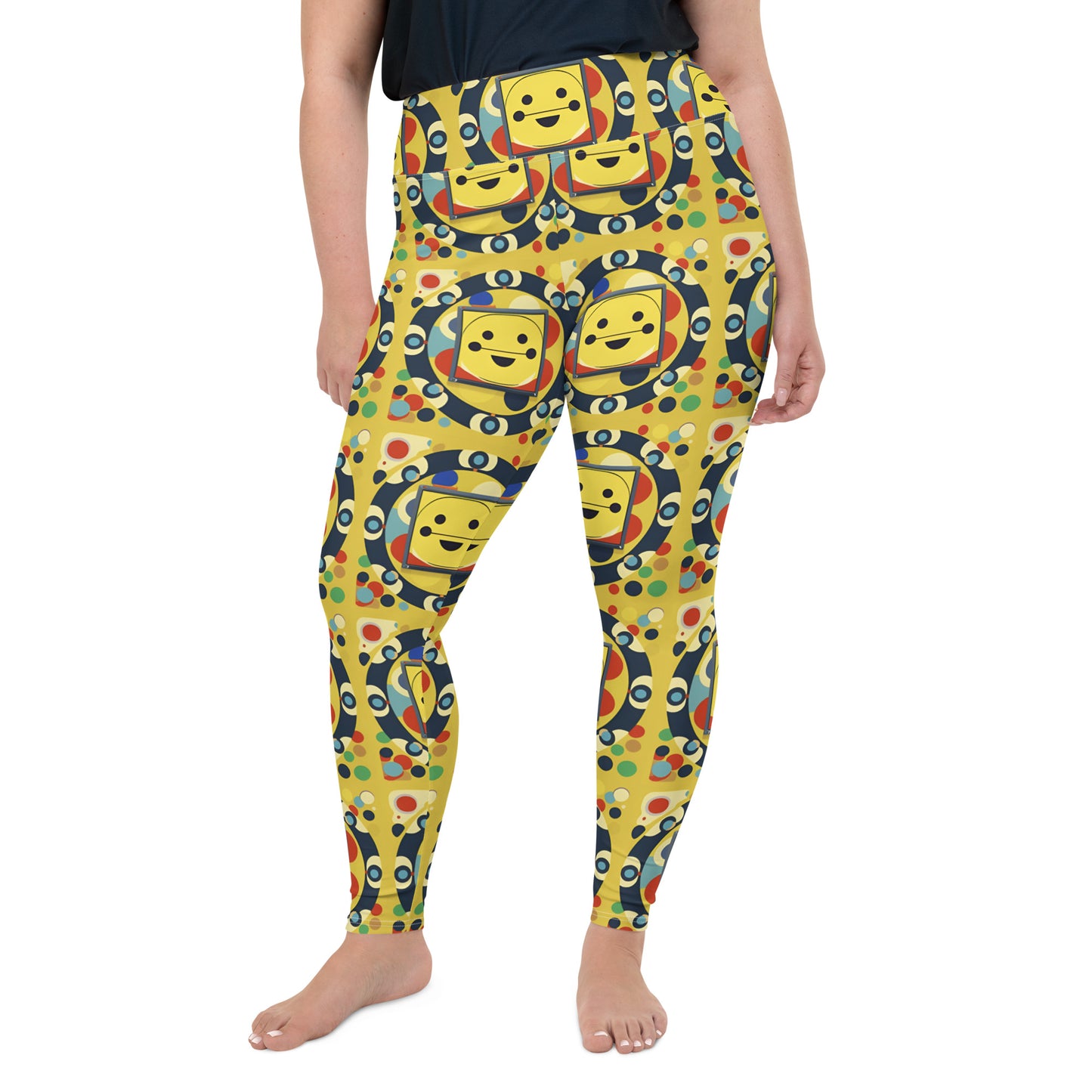 All-Over Print Plus Size Leggings