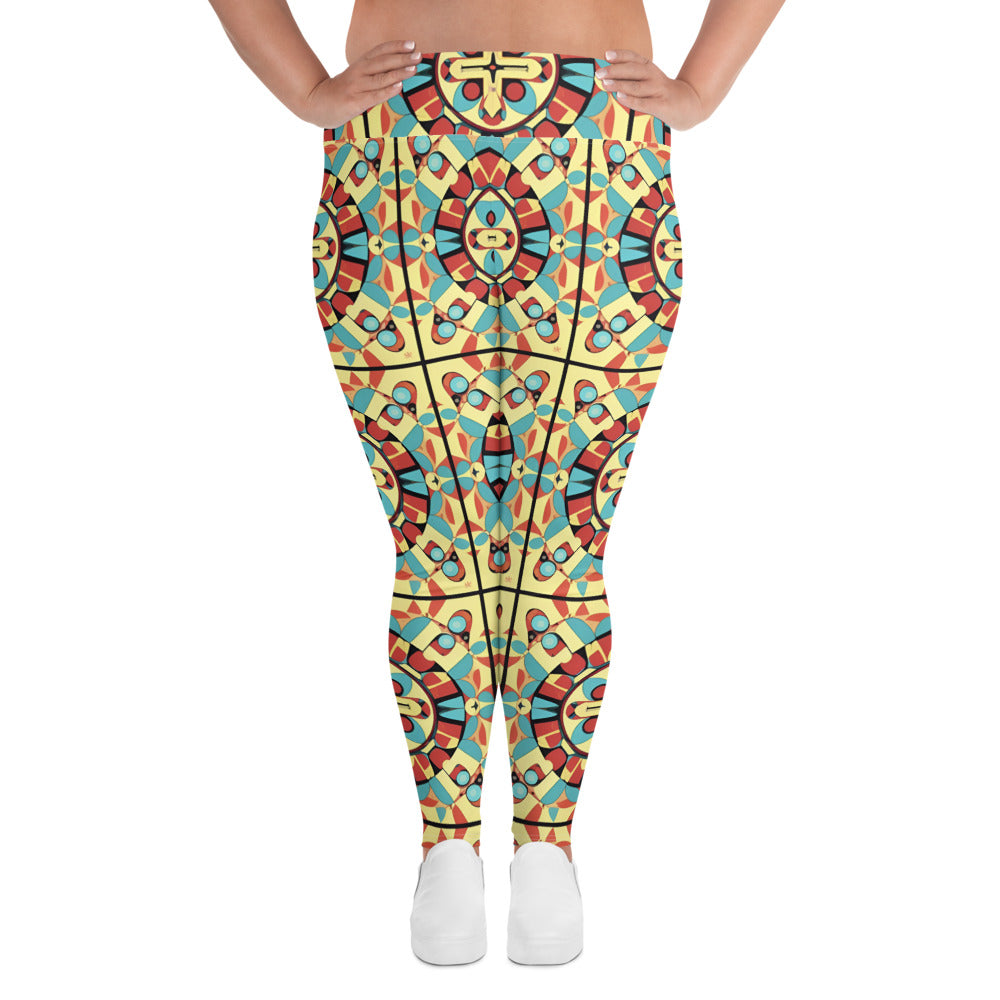 All-Over Print Plus Size Leggings