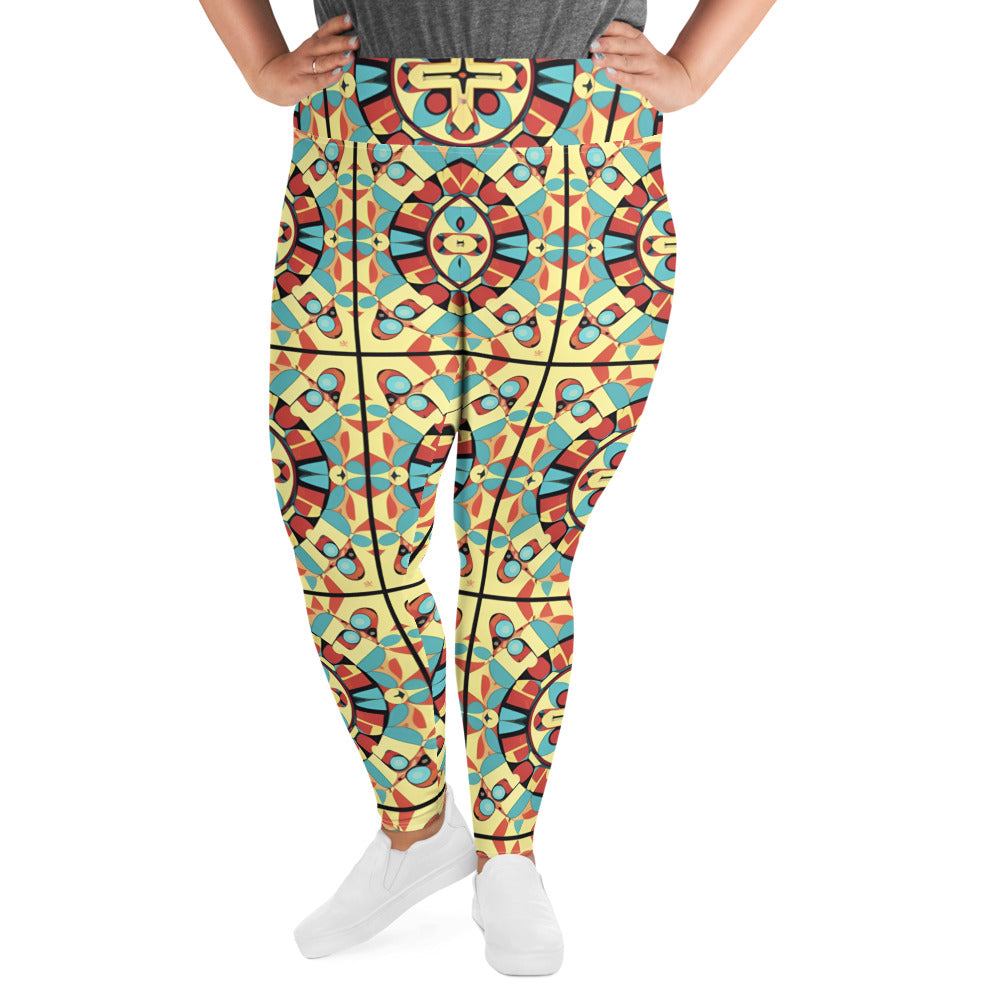 All-Over Print Plus Size Leggings