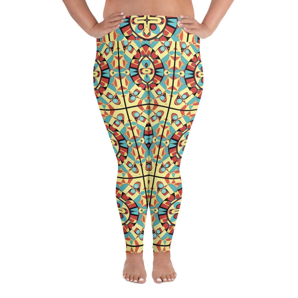 All-Over Print Plus Size Leggings